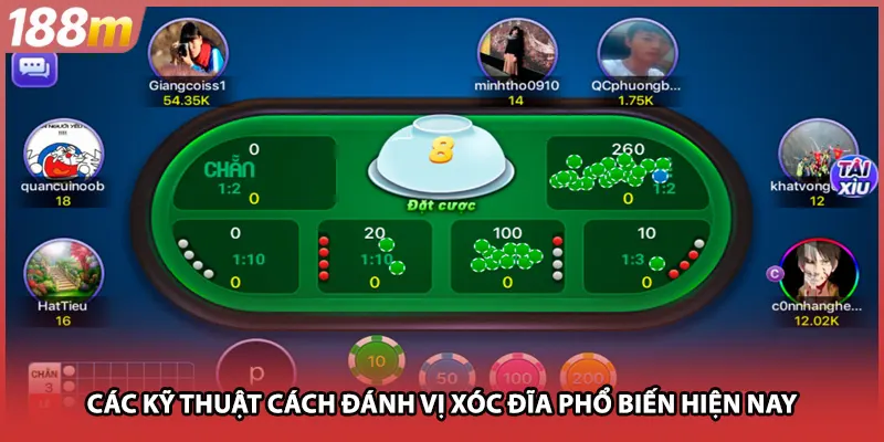 Các kỹ thuật cách đánh vị xóc đĩa phổ biến