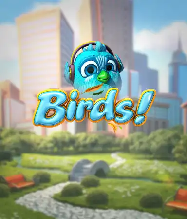 Enjoy the playful world of Birds! by Betsoft, showcasing colorful visuals and unique gameplay. Watch as endearing birds fly in and out on wires in a lively cityscape, offering engaging ways to win through matching birds. A delightful spin on slot games, great for those seeking a unique gaming experience.